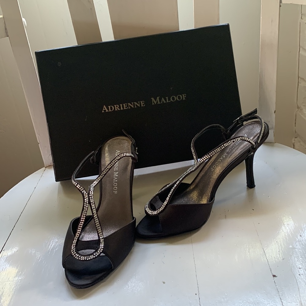 Adrienne Maloof Satin High Heels